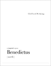 Benedictus SATB choral sheet music cover